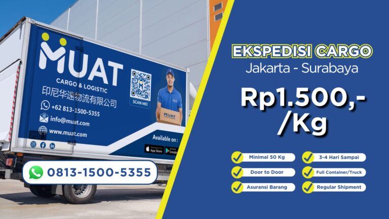 ekspedisi cargo jakarta surabaya via darat
