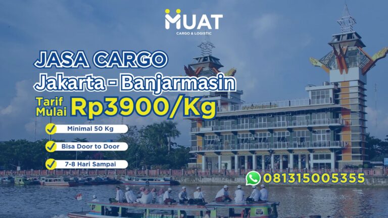 jasa cargo Jakarta Banjarmasin termurah