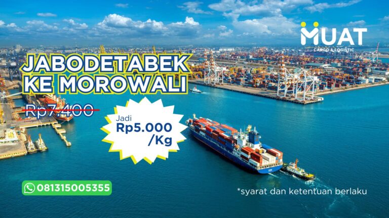 ekspedisi cargo jakarta morowali termurah