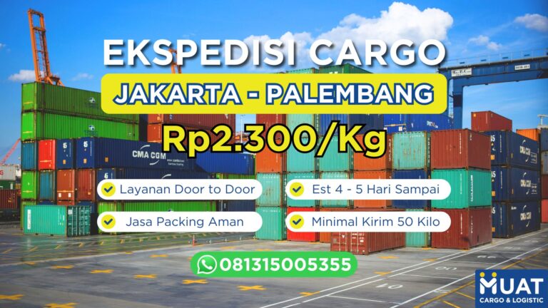 Ekspedisi Jakarta Palembang termurah dan terbaik