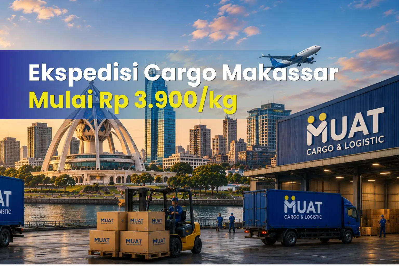 ekspedisi cargo Makassar untuk pengiriman barang besar MUAT Cargo