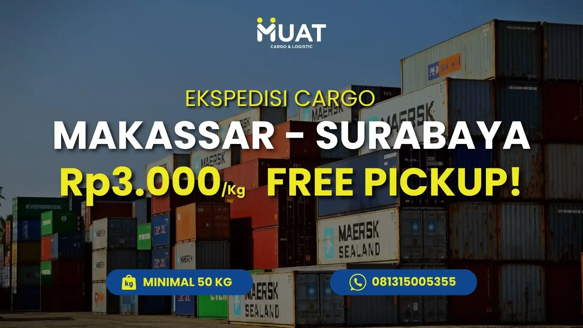 Ekspedisi Makassar Surabaya MUAT Cargo
