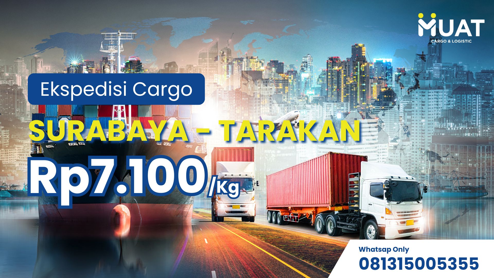 ekspedisi surabaya tarakan