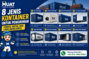 8 Jenis Kontainer untuk Pengiriman Fungsi, Batas, dan Cara Memilihnya