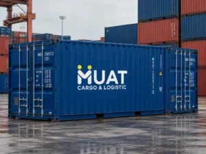 DOUBLE DOOR CONTAINER MUAT CARGO