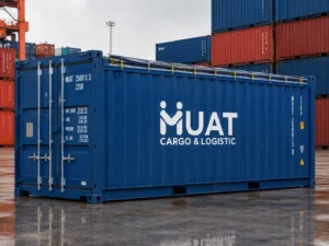 OPEN TOP CONTAINER MUAT CARGO
