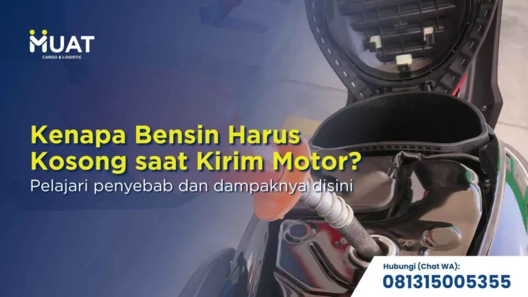 kenapa bensin harus kosong saat kirim motor? ini jawabannya