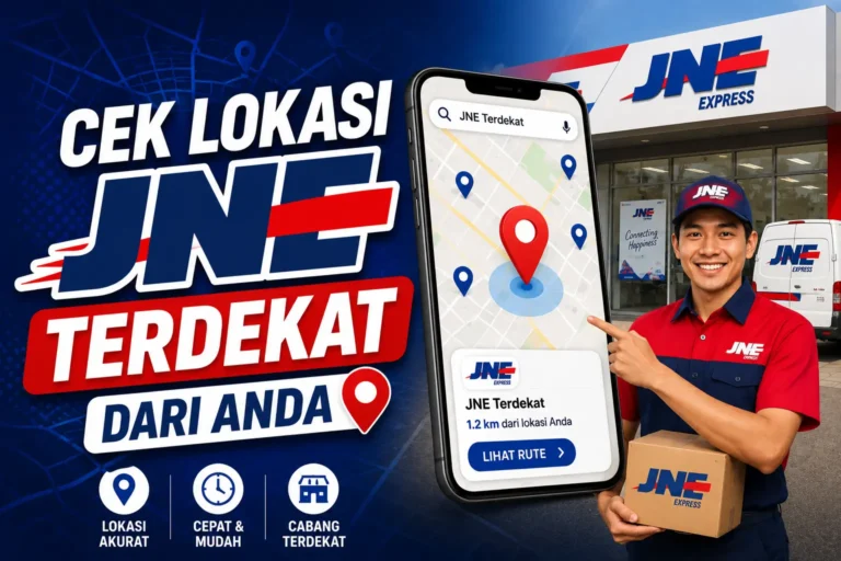 Cek lokasi JNE terdekat dari anda