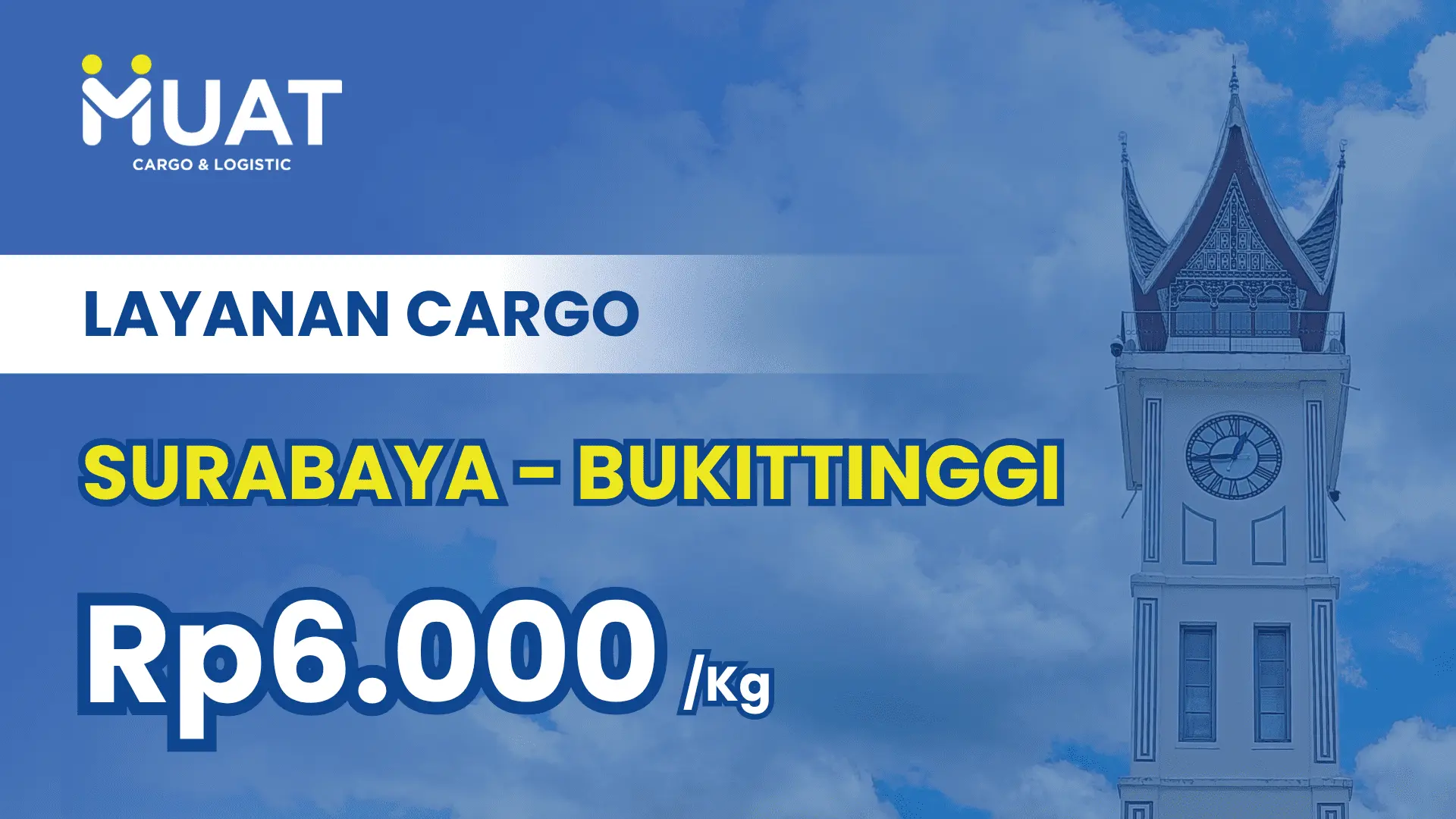 Ekspedisi Surabaya Bukittinggi MUAT Cargo