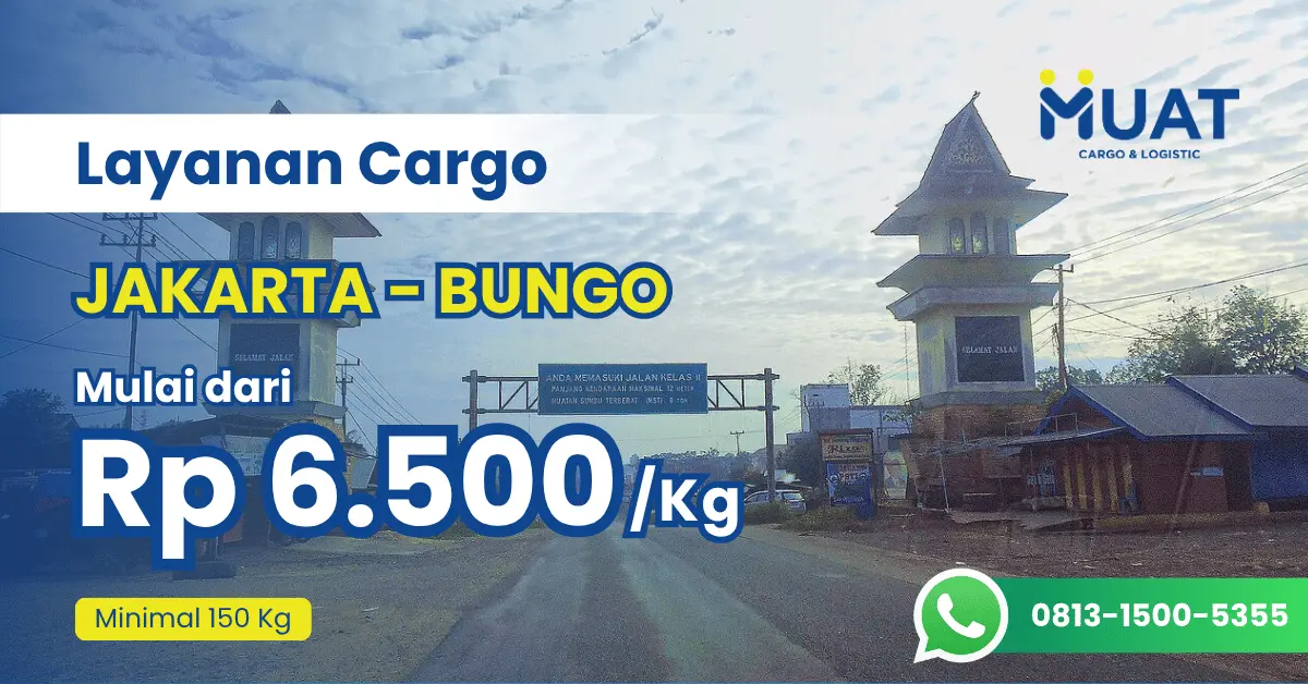 Featured image layanan ekspedisi Jakarta ke Kabupaten Bungo