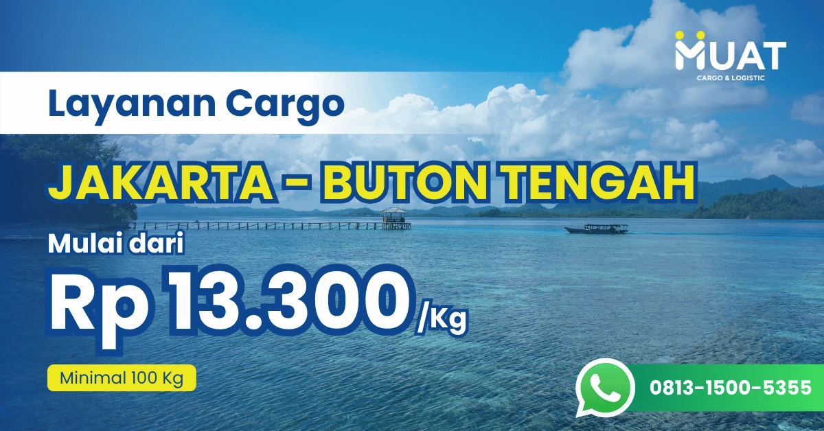 ekspedisi jakarta buton tengah