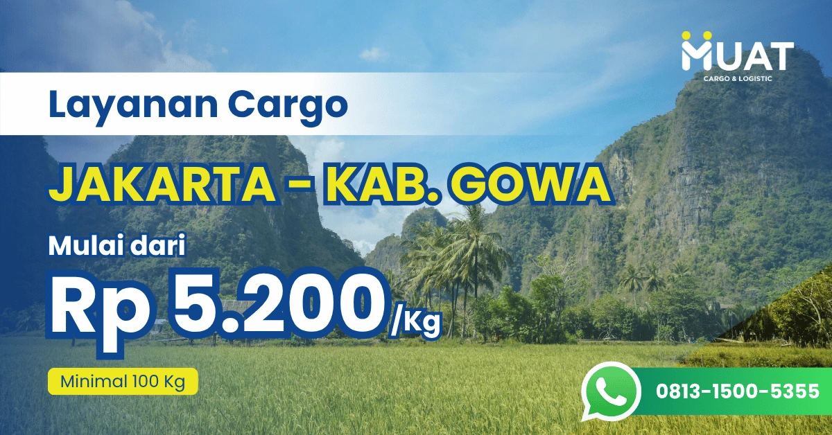 ekspedisi jakarta gowa