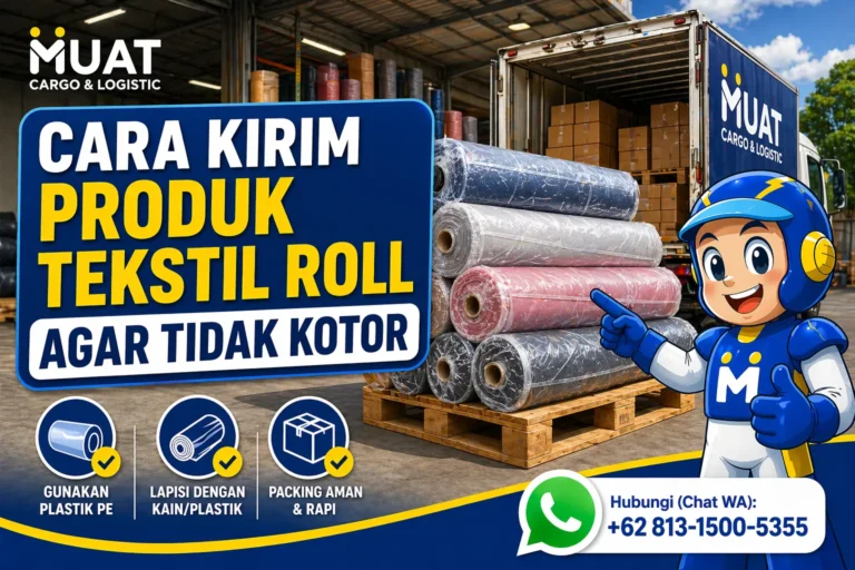 Cara Kirim Produk Tekstil Roll Agar Tidak Kotor