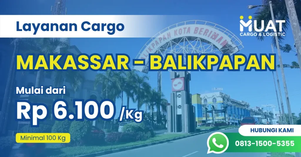 Cargo Ekspedisi Makassar Balikpapan