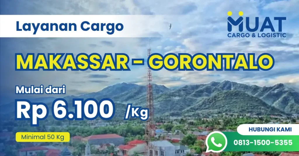 cargo ekspedisi Makassar Gorontalo