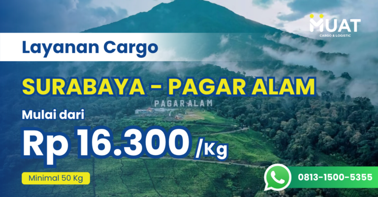 ekspedisi surabaya pagar alam