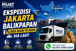 Ekspedisi Jakarta Balikpapan bisa Door to Door via Laut