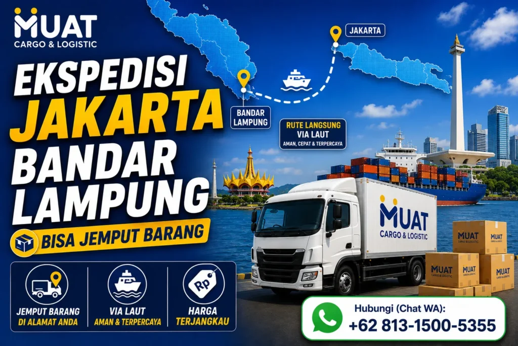 Ekspedisi Jakarta Bandar Lampung bisa Jemput Barang
