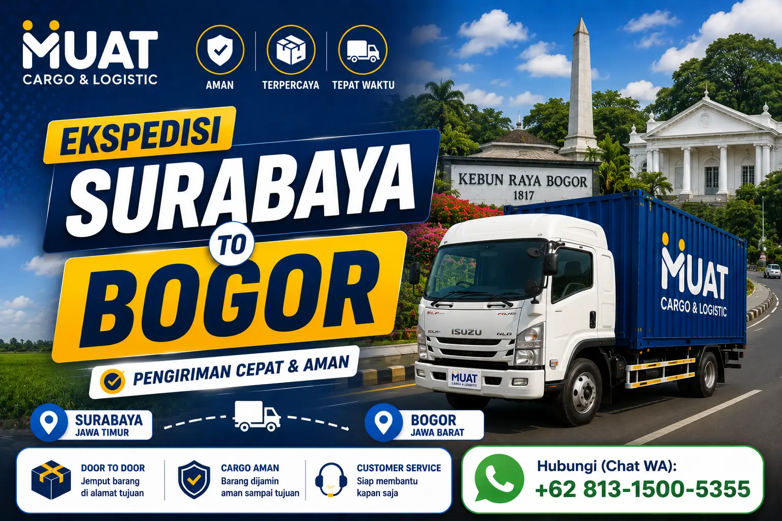 Ekspedisi Surabaya Bogor MUAT Cargo