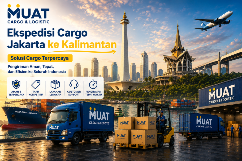 ekspedisi jakarta kalimantan untuk pengiriman barang besar via jalur laut