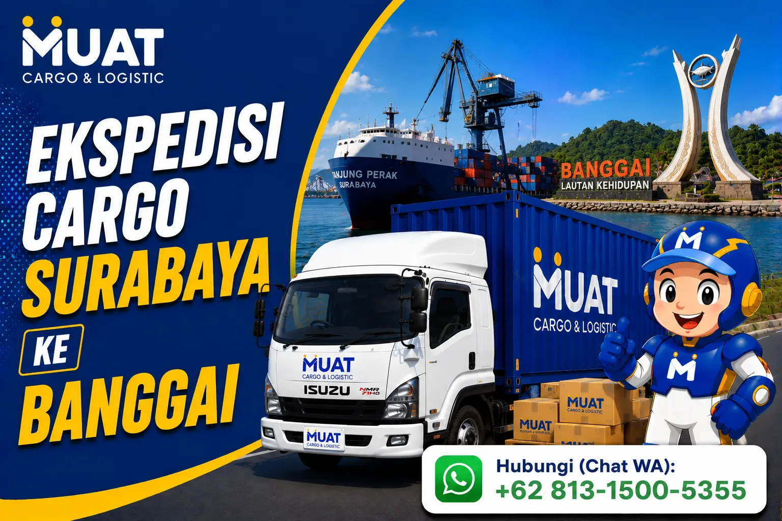 Ekspedisi Cargo Surabaya Banggai