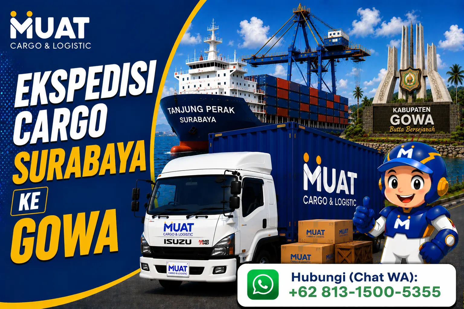 Ekspedisi Cargo Surabaya Gowa