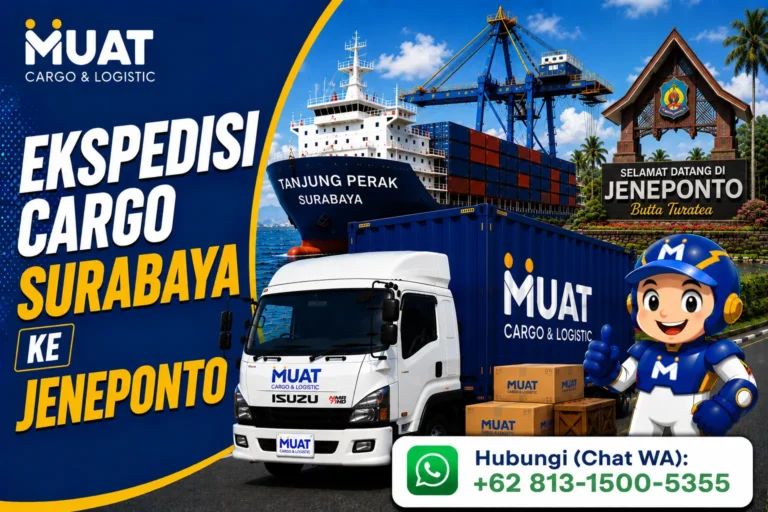 Ekspedisi Cargo Surabaya Jeneponto