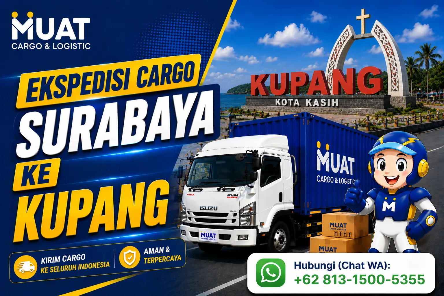 Ekspedisi Cargo Surabaya Kupang