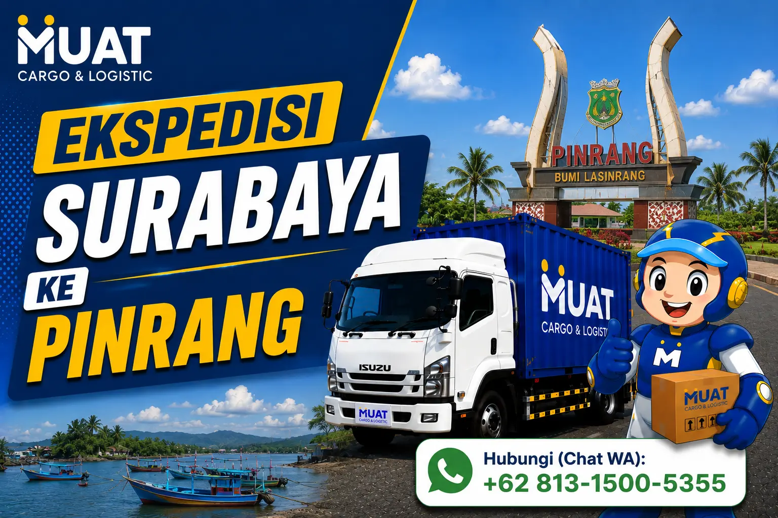 Ekspedisi Cargo Surabaya Pinrang