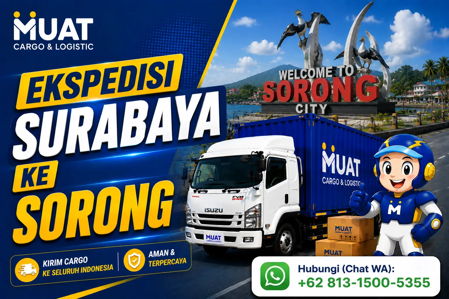Ekspedisi Cargo Surabaya Sorong