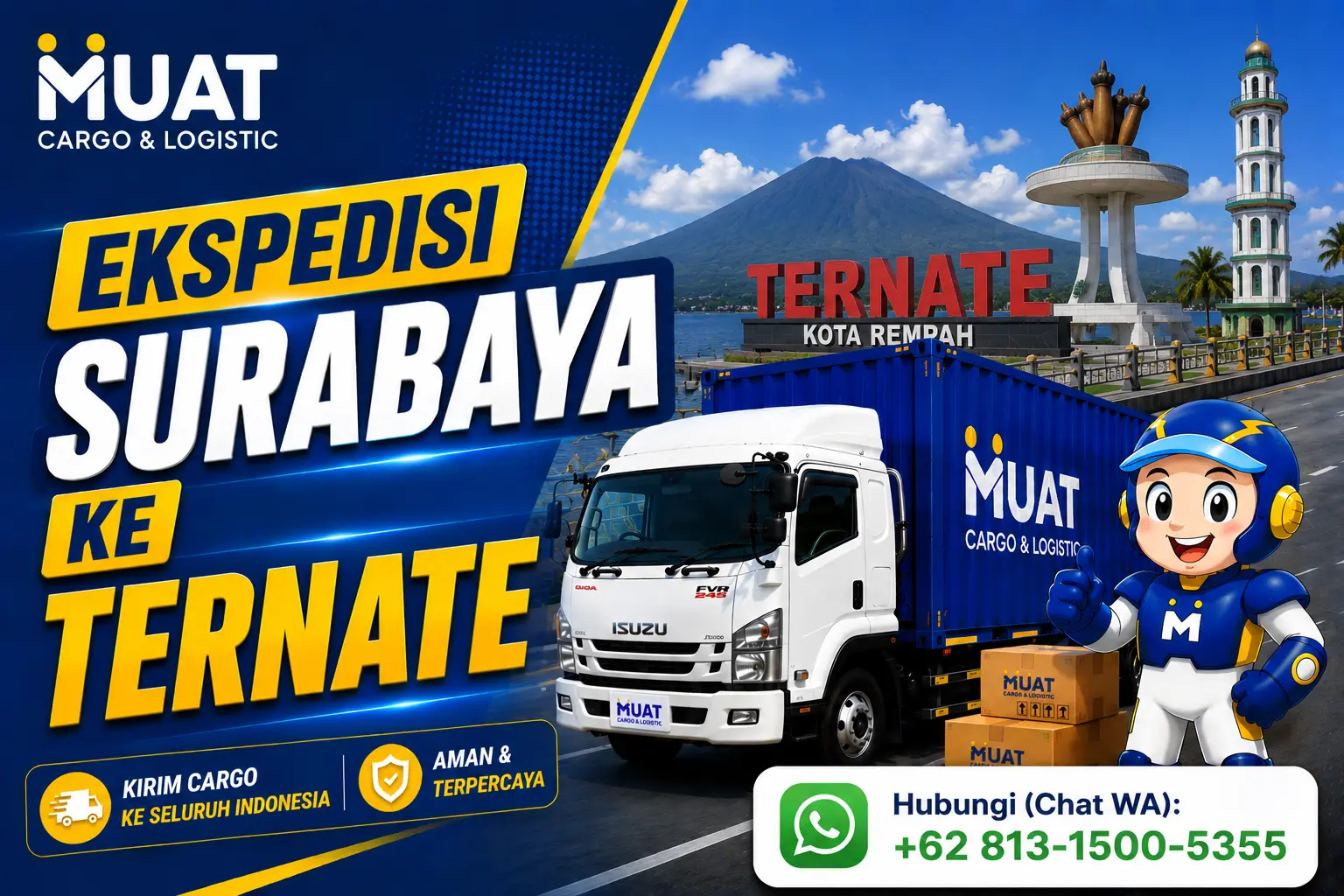 Ekspedisi Cargo Surabaya Ternate