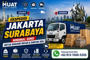Ekspedisi Jakarta Surabaya Minimal 50kg untuk Barang Besar dan Banyak Koli