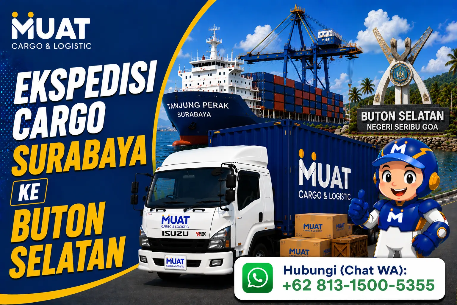 Ekspedisi Surabaya Buton Selatan
