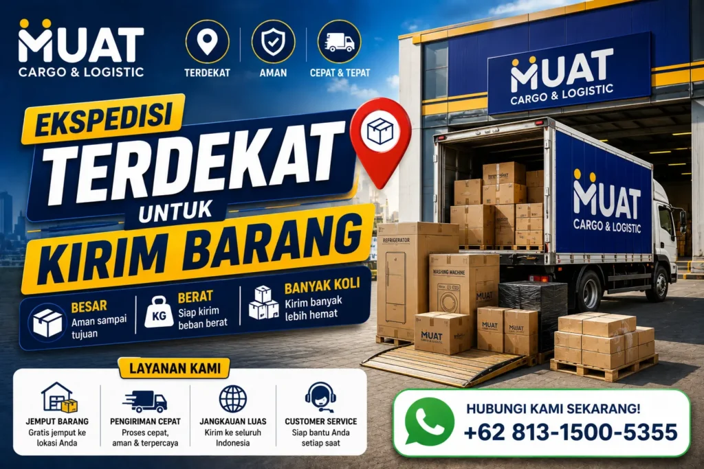 Ekspedisi Terdekat untuk Kirim Barang Besar, Berat, dan Banyak Koli
