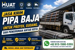 Jasa Kirim Pipa Baja untuk Proyek, Gudang, dan Pengiriman Antar Kota