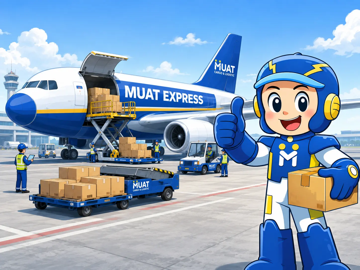 Layanan MUAT Express untuk pengiriman 10 sampai 49 kilogram