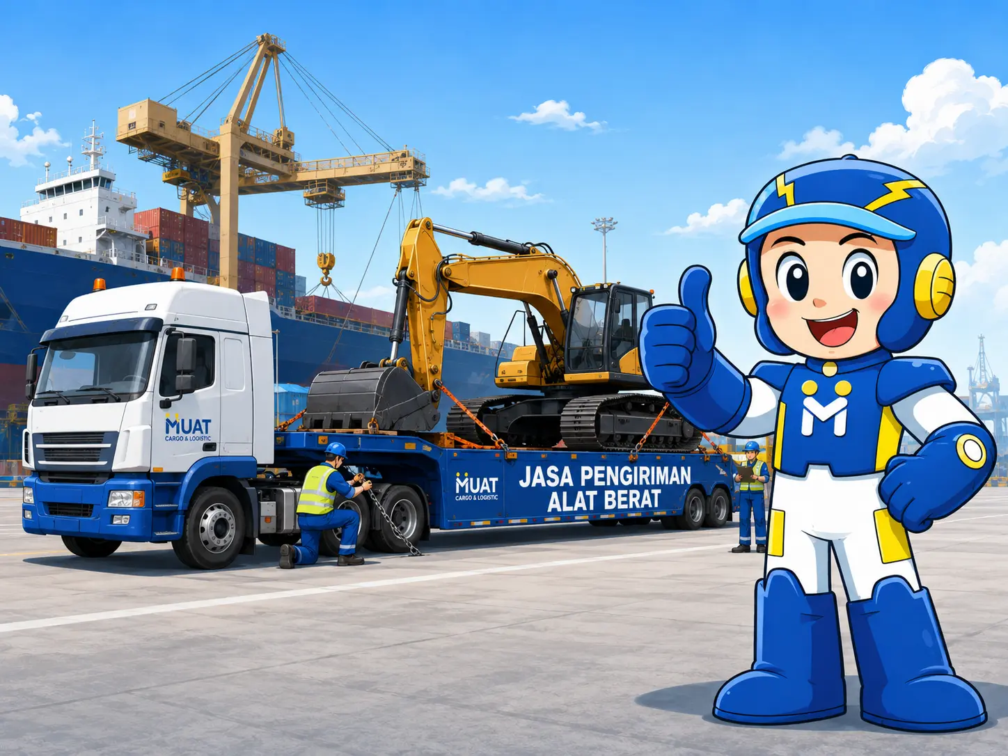 Jasa pengiriman Alat Berat MUAT Cargo