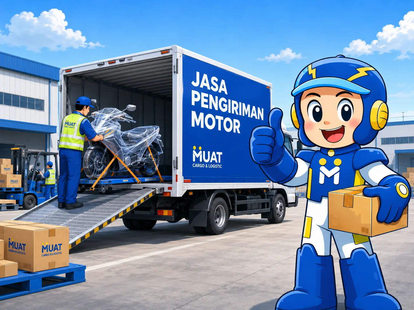 Jasa pengiriman Motor MUAT Cargo