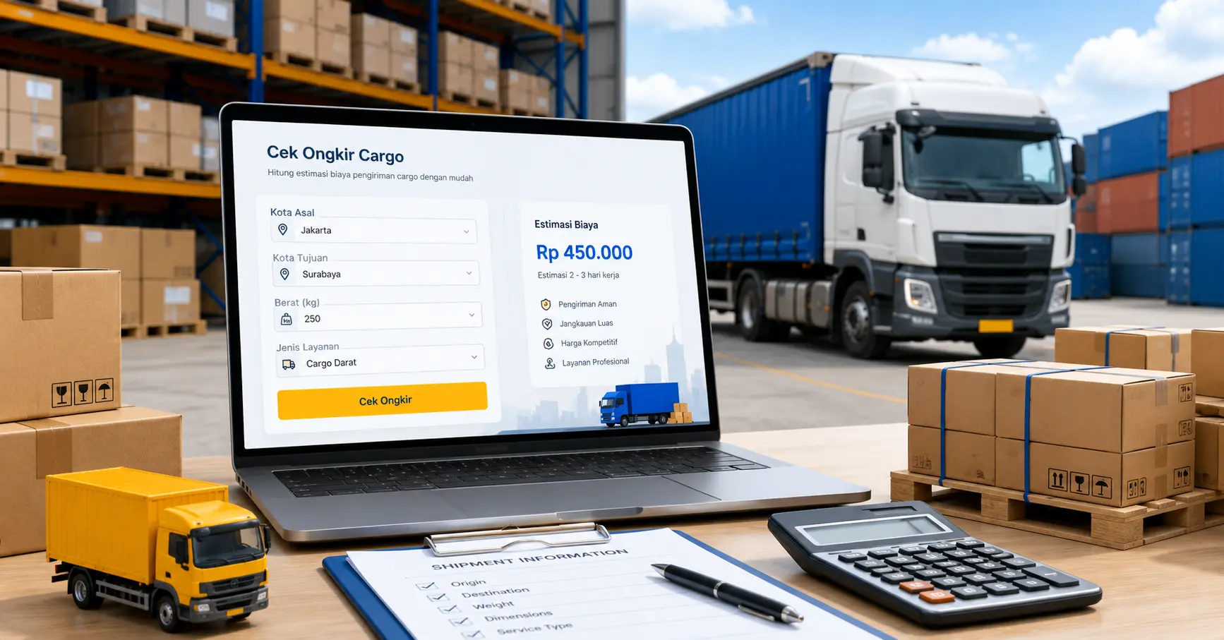 cek ongkir cargo