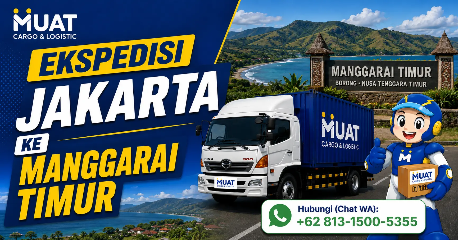 ekspedisi jakarta manggarai timur
