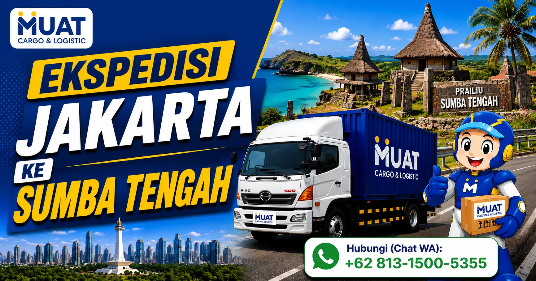 ekspedisi jakarta sumba tengah