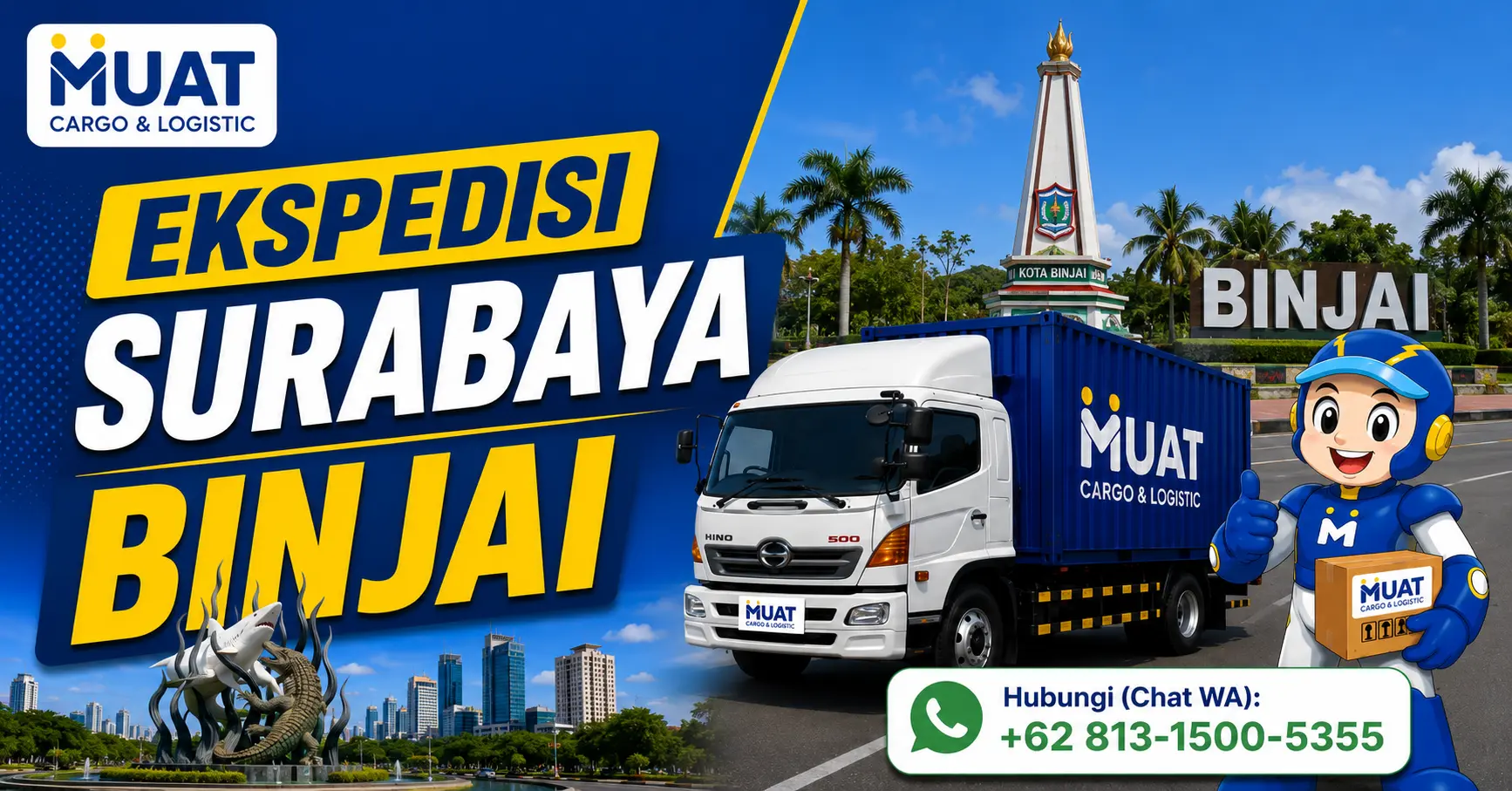 ekspedisi surabaya binjai