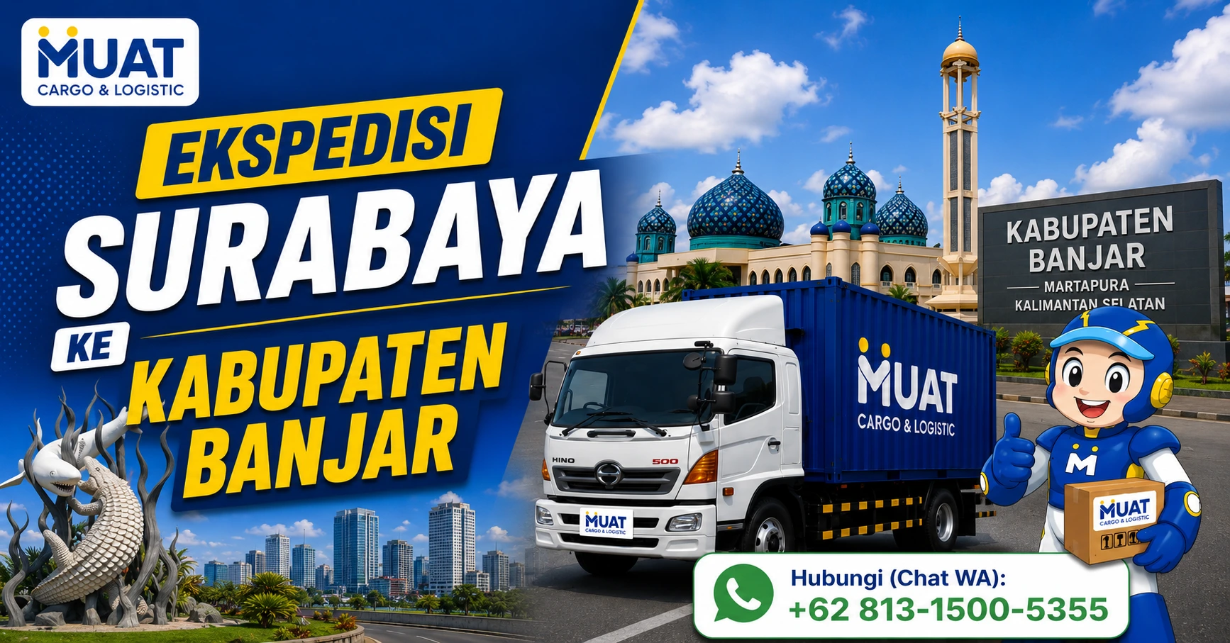 ekspedisi surabaya kabupaten banjar