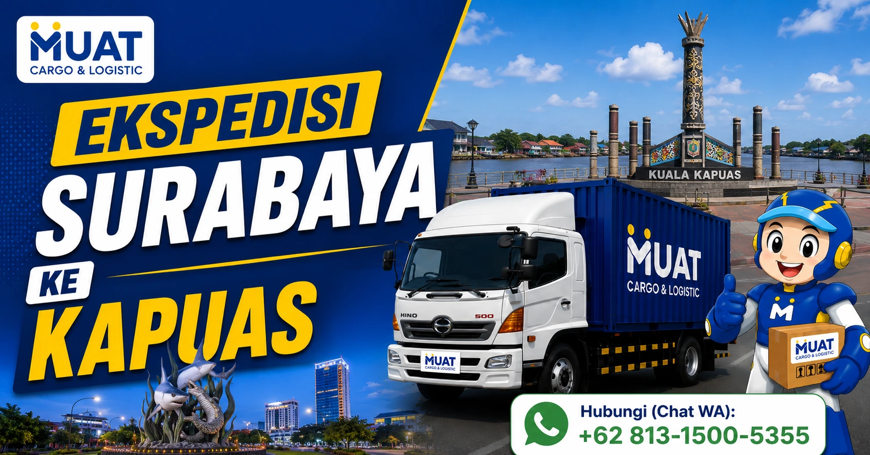 ekspedisi surabaya kapuas
