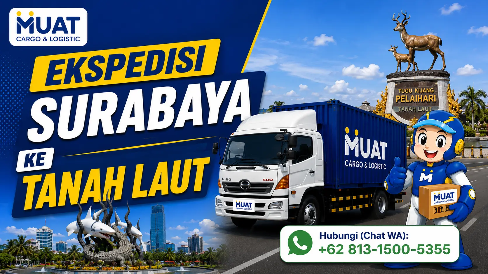 ekspedisi surabaya tanah laut