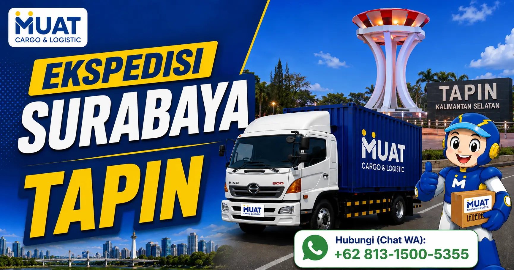ekspedisi surabaya tapin