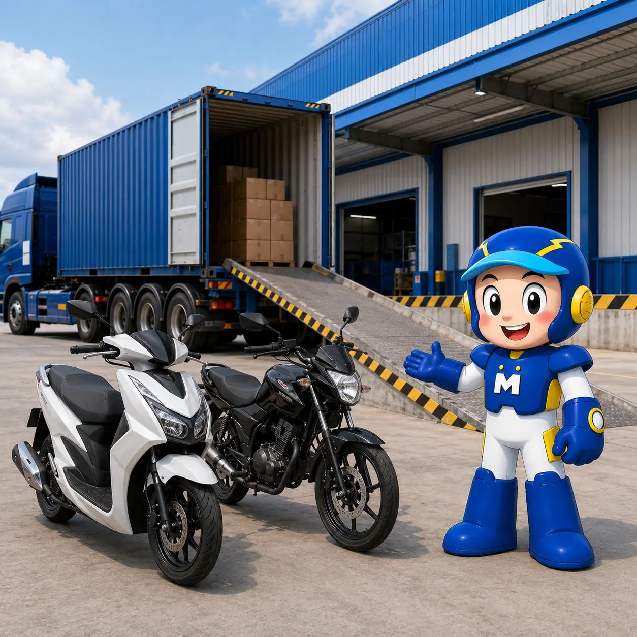 Motor harian dan skuter untuk pengiriman
