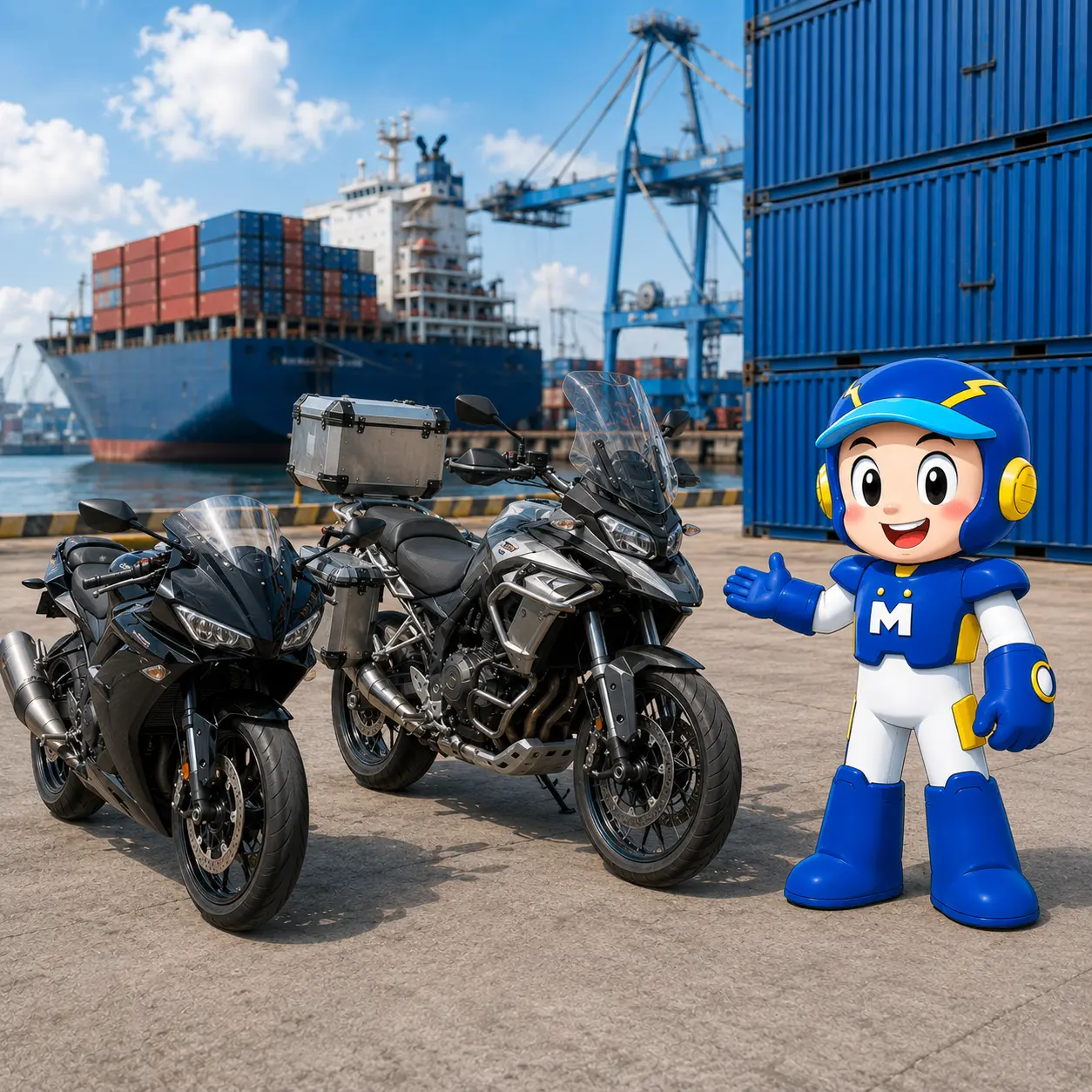 Motor sport dan touring untuk pengiriman