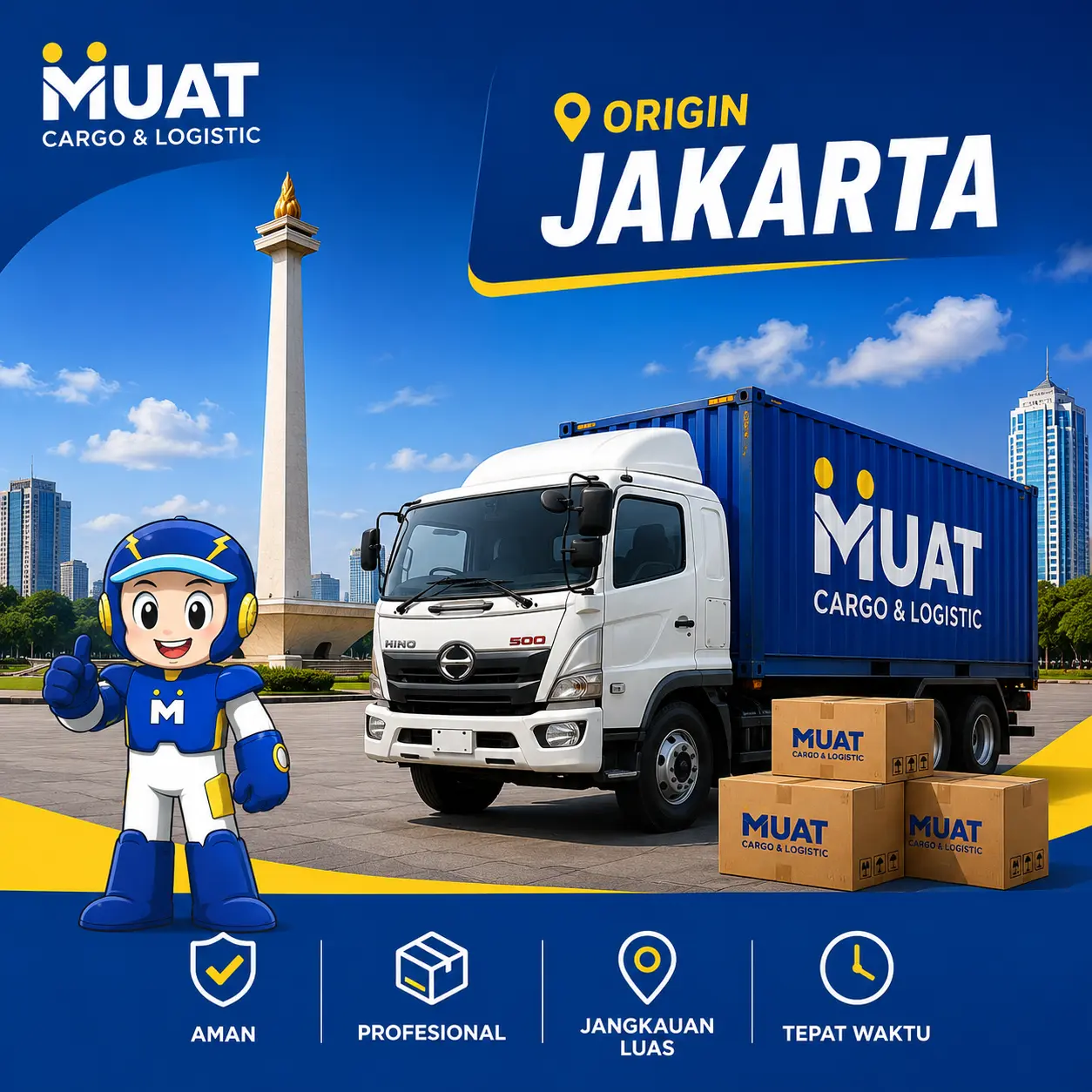 Layanan ekspedisi cargo dari Jakarta