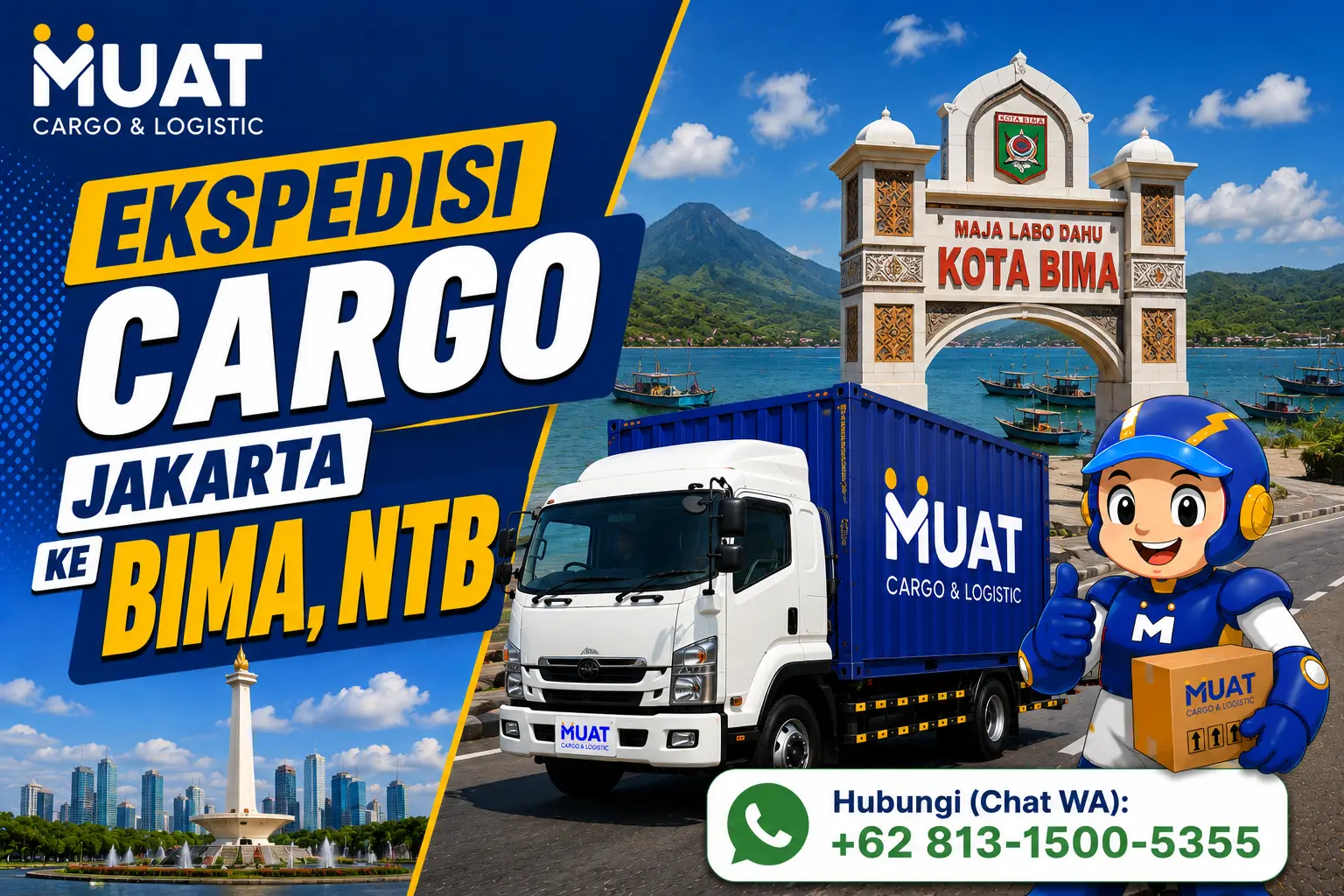 Ekspedisi Cargo Jakarta Bima,NTB